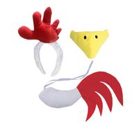 Kit costume da pollo, accessori per costumi per spettacoli ed eventi del
