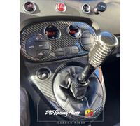 Kit Cover Cambio/Clima in CARBONIO VERO Abarth 500/595/695 e FIAT 500 Restyling