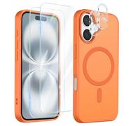 Kit Cover per iPhone 16 con 2 Vetri Temperati e 2 Protezioni Fotocamera