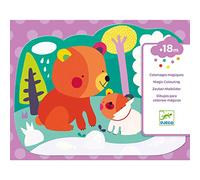 Djeco Colorea mágico Escondido en el bosque Magic Color Hidden in The Forest (39064), Multicolore, S