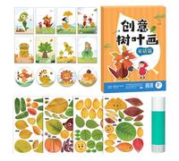 Kit Creativo Autunnale Per Bambini | Set Manuale Con Foglie Naturali Per Creatività | Progetto di Artigianato per Bambini Ragazzi e Adolescenti