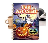 Kit Creativo con Fogli Metallizzati per Ragazze - attività Manuale con Stampa E Rimozione di Carta Metallizzata,Set per Creazioni Cartacee, Giochi da Viaggio Educativi per Bambini Ragazze Giovani E