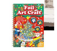 Kit Creativo con Fogli Metallizzati per Ragazze | attività Manuale con Stampa E Rimozione di Carta Metallizzata | Set per Creazioni Cartacee, Giochi da Viaggio Educativi per Bambini Ragazze Giovani E