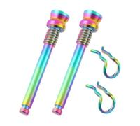 Kit crema freno per bicicletta, disco in lega di titanio, vite ago del freno, inserti leggeri per pinza freno, freno a disco idraulico di ricambio, perno per freni a disco core