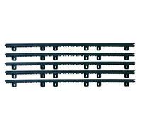 KIT CREMAGLIERA 5 MT 5MT METRI UNIVERSALE PER CANCELLO SCORREVOLE NYLON PLASTICA