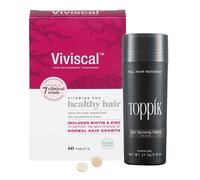 Kit Crescita Capelli Donna: 1 Toppik 27 gr Nero + 1 Viviscal Donna 180 cps