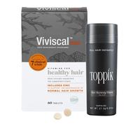 Kit Crescita Capelli Uomo: 1 Toppik 27 gr Nero + 1 Viviscal Man 60 cps