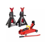 kit crick a carrello 2t.coppia cavalletti 3t.cambio gomme auto furgoni suv