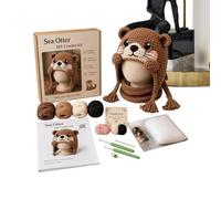 Kit Crochet Cappello Set Fai Da Te Cappello Animali Marini Ai Ferri