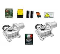 KIT CROMO 24V AUTOMATISMO CANCELLO 2 ANTE BATTENTI INTERRATO ATTUATORE ELETTRICO