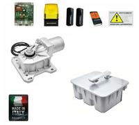 KIT CROMO AUTOMAZIONE CANCELLO A BATTENTE 230V INTERRATO CON CASSA DI FONDAZIONE