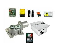 KIT CROMO AUTOMAZIONE CANCELLO A BATTENTE 230V INTERRATO CON CASSA INOX