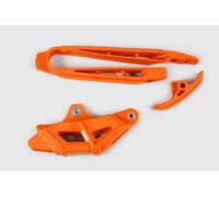 KIT CRUNA CATENA E FASCIA FORCELLA UFO PER KTM EXC EXC-F 125-250-350-450 2011