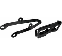 Kit cruna catena e pattino scorricatena Plastica Ufo Kawasaki Kx 250-450 Ka04710