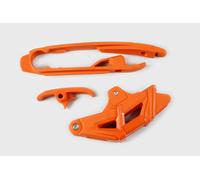 Guiacadenas+Placca UFO KTM Arancione kt04067-127 per Moto Ricambi Ciclomotore