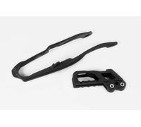 KIT CRUNA CATENA+FASCIA FORCELLA - NERO - PER HONDA CR 125 2000-2004