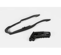 KIT CRUNA CATENA+FASCIA FORCELLA - NERO - PER HONDA CR 125 2005-2006