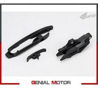 Kit Cruna Catena+Fascia Forcella Ufo Plast Per Husqvarna Tc 125 2014 > 2021