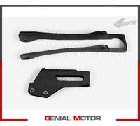 Kit Cruna Catena+Fascia Forcella Ufo Plast Per Yamaha Yz 250 1997 > 2001