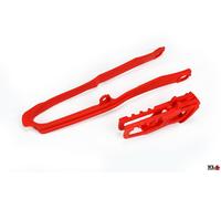 KIT CRUNA E PATTINO SCORRICATENA HONDA CRF 250R 2018-2019 UFO PLAST HO04690@070