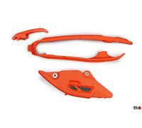 KIT CRUNA E PATTINO SCORRICATENA KTM SX-F 350 2023-2025 UFO PLAST KT05019@127