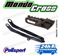 Kit cruna e pattino scorricatena POLISPORT Nero SUZUKI RMZ 250 2004-2006