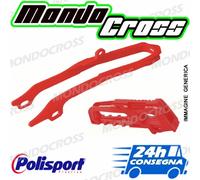 Kit cruna e pattino scorricatena POLISPORT Rosso HONDA CRF 450 R 2009-2010