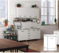 Kit cucina base 1 anta 40x50xh85 cm bianco