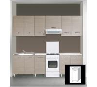 KIT CUCINA MOBILE BASE A 1 ANTA CM. 40X50X85H OLMO