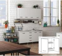 KIT CUCINA PENSILE COLAPIATTI 2 ANTE CM. 80X30X72H BIANCO
