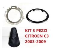KIT CUFFIA + DOPPIA GHIERA CORNICE PER CITROEN C3 C 3 DAL 2003 AL 2009