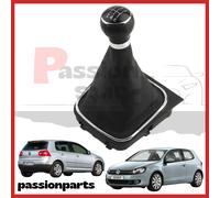 KIT CUFFIA E POMELLO LEVA CAMBIO COMPLETO VW GOLF V 5 VI 6 NERO 6 MARCE