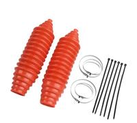Kit cuffia sterzo universale a pignone e cremagliera - Set da 2 con ghette, clip e cinghie per sistemi di sterzo automobilistici