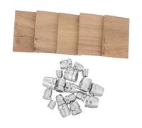 Kit Cunei per Manico in Ferro e Legno, Fissaggio Testa | Argento, Superfici Antiscivolo, Resiste a Colpi Ripetuti, per Attrezzi Forestali e Agricoli