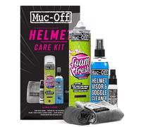 Kit cura casco Muc-Off - schiuma fresca, pulitore visiera, premium antiappann...
