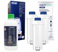 Kit cura per DeLonghi 3x filtro acqua Delonghi Ecodecalck 500ml decalcificante