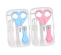 Kit Cura Unghie Bebè 2 Set, 5 Strumenti Cadauno, Pp
