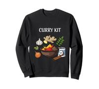 Kit Curry Cibo Indiano Spezie Cucina Cultura Foodie Felpa