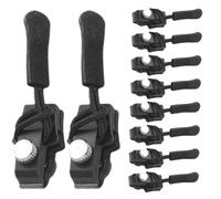 Kit Cursore Per Cerniera - Cursori Di Ricambio Da 10 Pezzi, Nylon Metallico Resistente, Design Staccabile, Dimensioni Regolabili | Correzione Istantanea Della Cerniera Per Giacche, Borse, Pantaloni, S