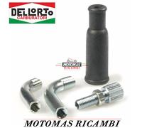 KIT CURVA CAVO GAS ACCELERATORE 70° PER CARBURATORI DELL'ORTO PHBG PHBH PHBL