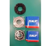 Kit cuscinetti 6306 2Z SKF + 6305 2RS SKF + para acqua 35x76x10/14