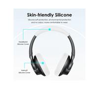 Kit Cuscinetti Auricolari + per Cuffie Soundcore Q20I Custodia Protettiva In Silicone Paraorecchie Parti di Riparazione B