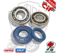 KIT CUSCINETTI SKF E PARAOLI DI BANCO APRILIA SR -SCARABEO MOTORE MINARELLI 50