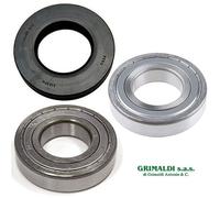 KIT CUSCINETTI E ANELLO DI TENUTA LAVATRICE CANDY 91406202 + 6207ZZ + 6208ZZ