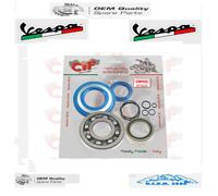 KIT CUSCINETTI E PARAOLI CORTECO ALBERO MOTORE PIAGGIO VESPA PX 125 150 1 SERIE.