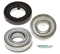 KIT CUSCINETTI E PARAOLIO CESTELLO LAVATRICE 41024550 + 6204ZZ + 6205ZZ