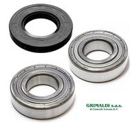 KIT CUSCINETTI E PARAOLIO CESTELLO LAVATRICE LG 4036ER2003A + 6205ZZ + 6206ZZ
