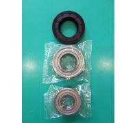 Kit cuscinetti lavatrice 6205ZZ SKF + 6206ZZ SKF + paraacqua 35X62X11/12,5