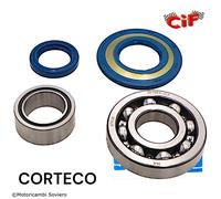 Kit Cuscinetti Paraoli CORTECO con OR Motore Vespa PX PE 125 150 200 E X