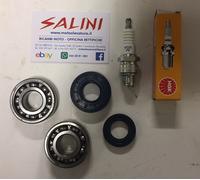 Kit cuscinetti paraolio albero motore candela MBK Booster 50 cc
